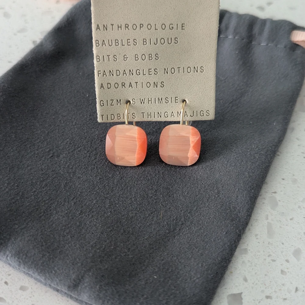 Anthropologie Petite Drop Earrings - Picture 3 of 4